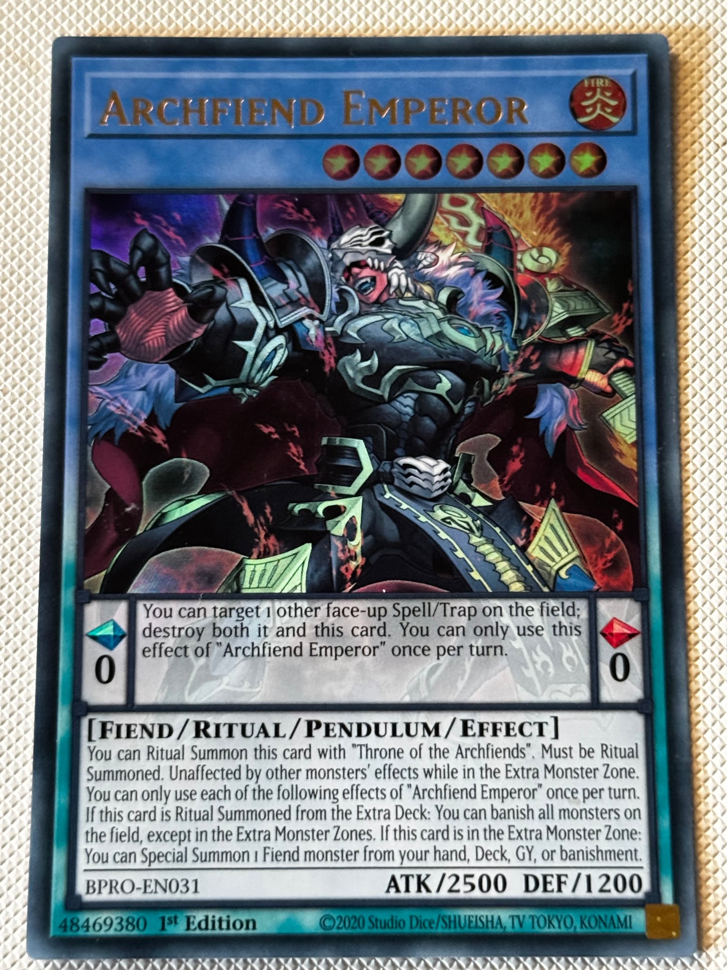 Archfiend Emperor BPRO-EN031