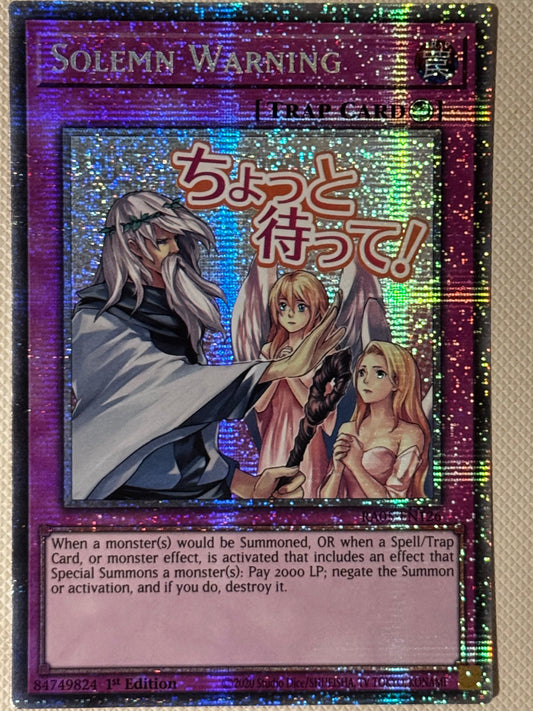Solemn Warning RA05-EN126