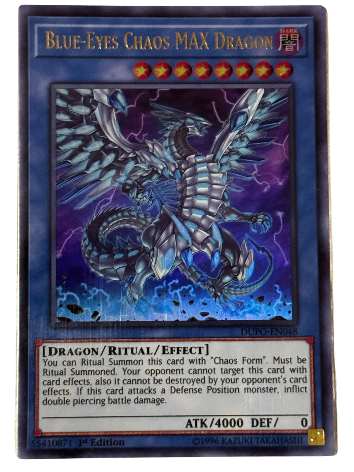 Blue-Eyes Chaos MAX Dragon DUPO-EN048