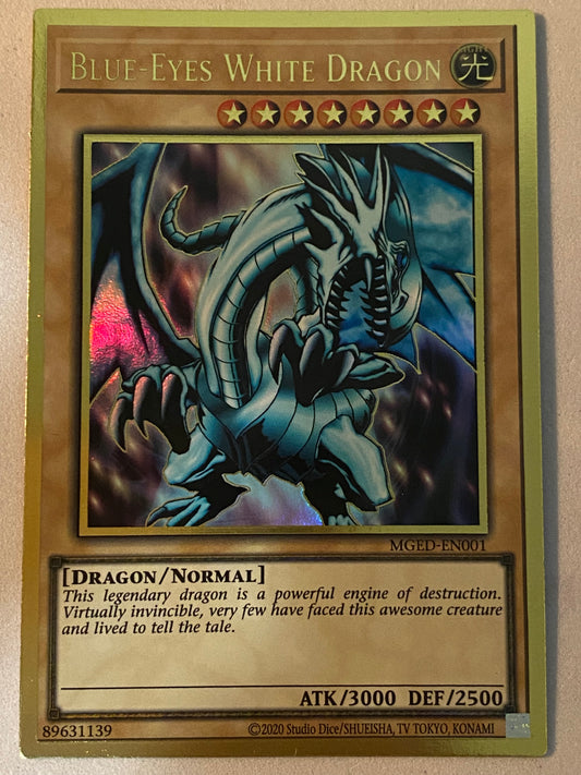 Blue-Eyes White Dragon MGED-EN001