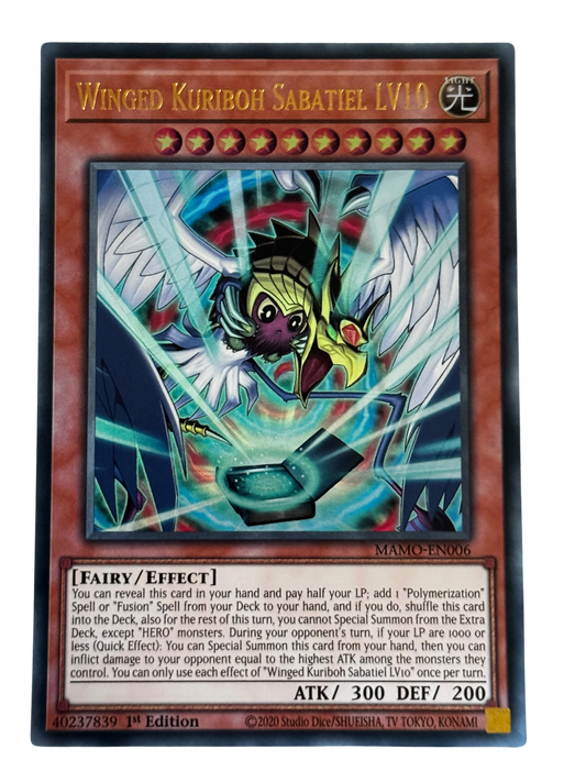 Winged Kuriboh Sabatiel LV10 MAMO-EN006