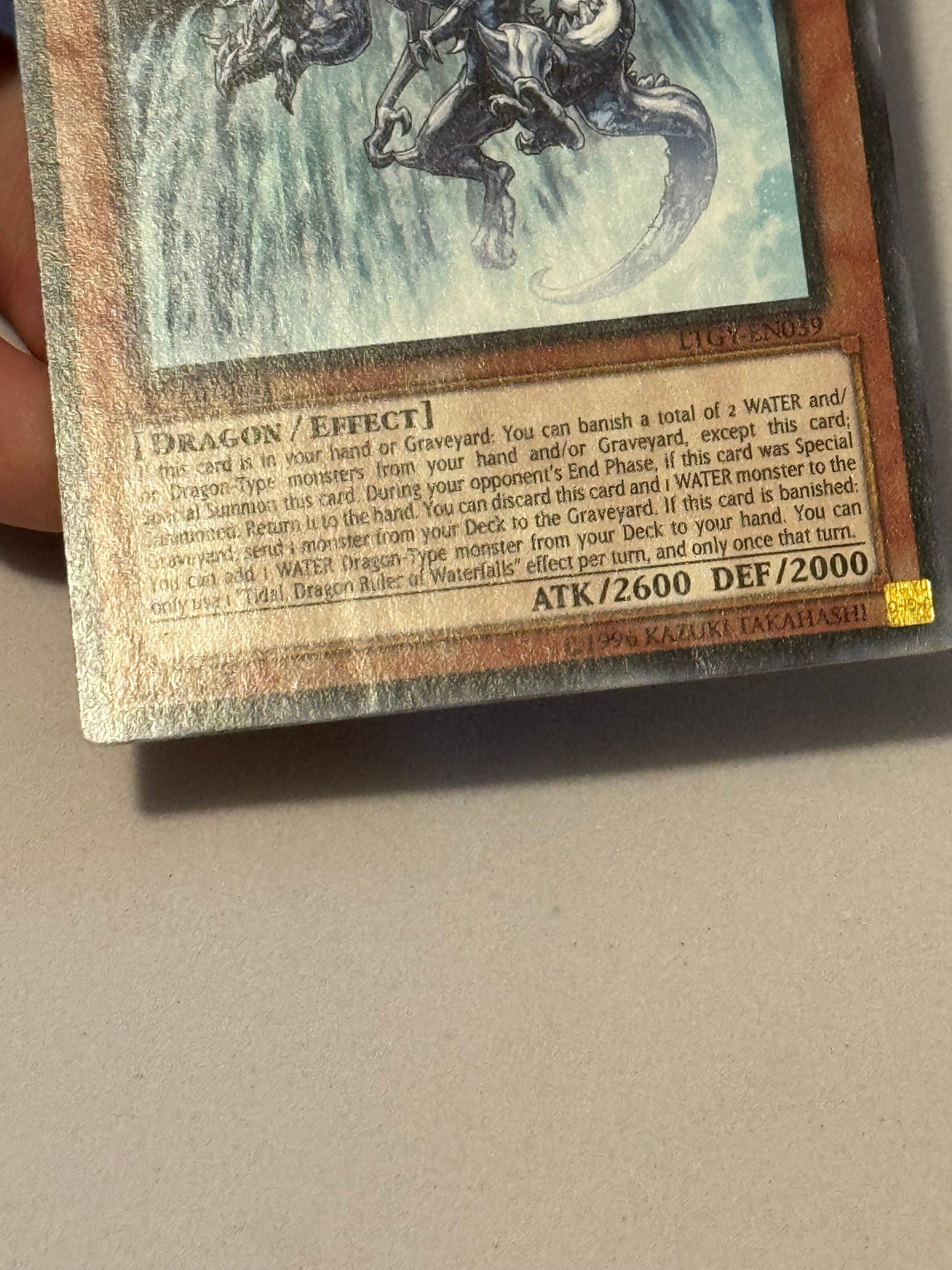 Tidal, Dragon Ruler Of Waterfalls LTGY-EN039