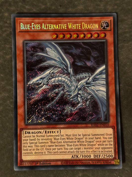 Blue-Eyes Alternative White Dragon RA02-EN010