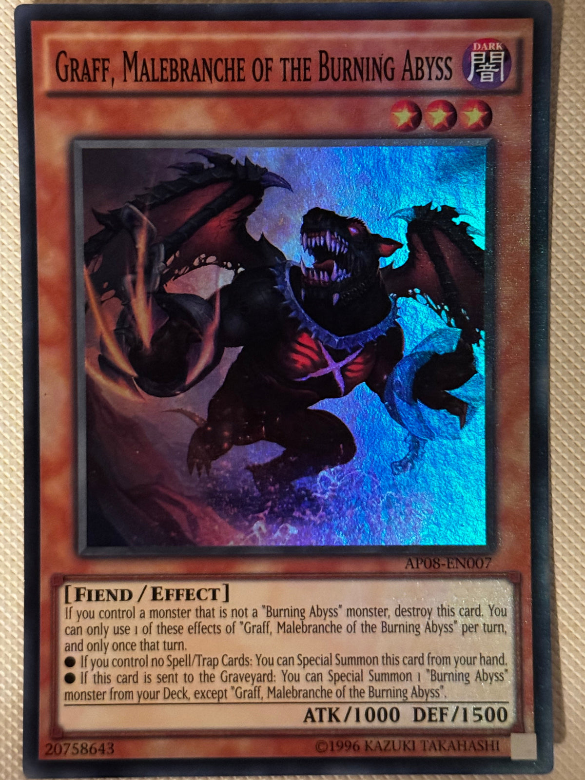 Graff, Malbranche Of The Burning Abyss AP08-EN007