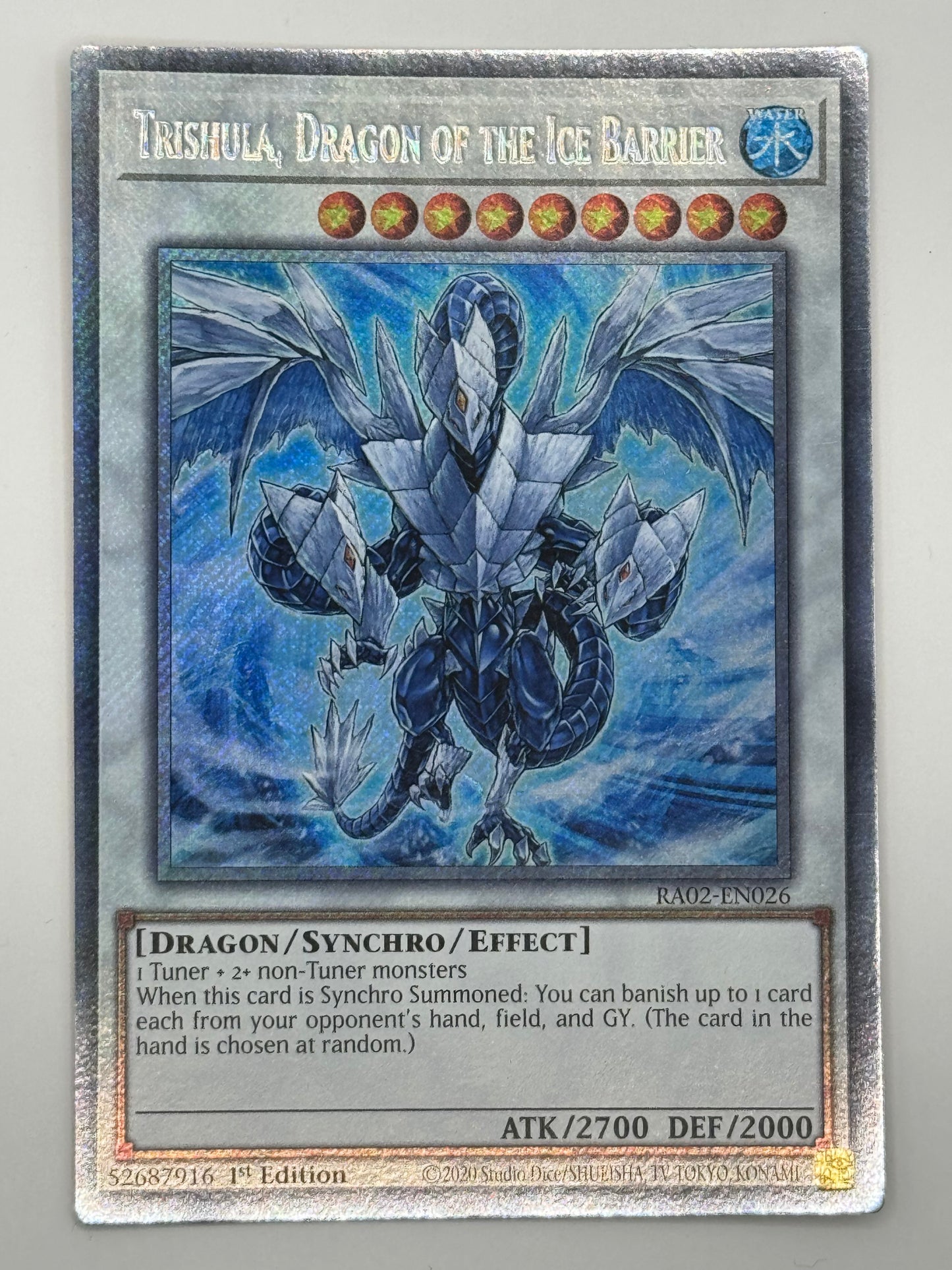 Trishula, Dragon Of The Ice Barrier RA02-EN026