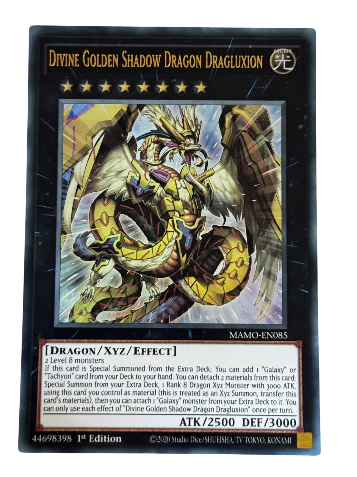 Divine Golden Shadow Dragon Dragluxion MAMO-EN085