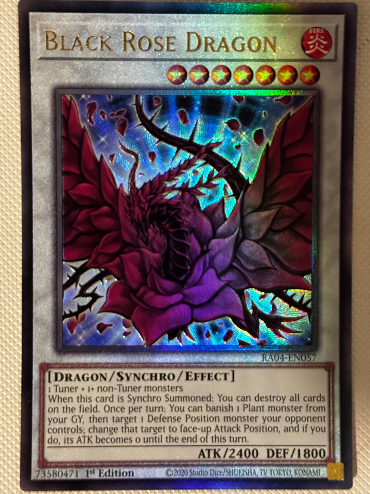 Black Rose Dragon RA04-EN057