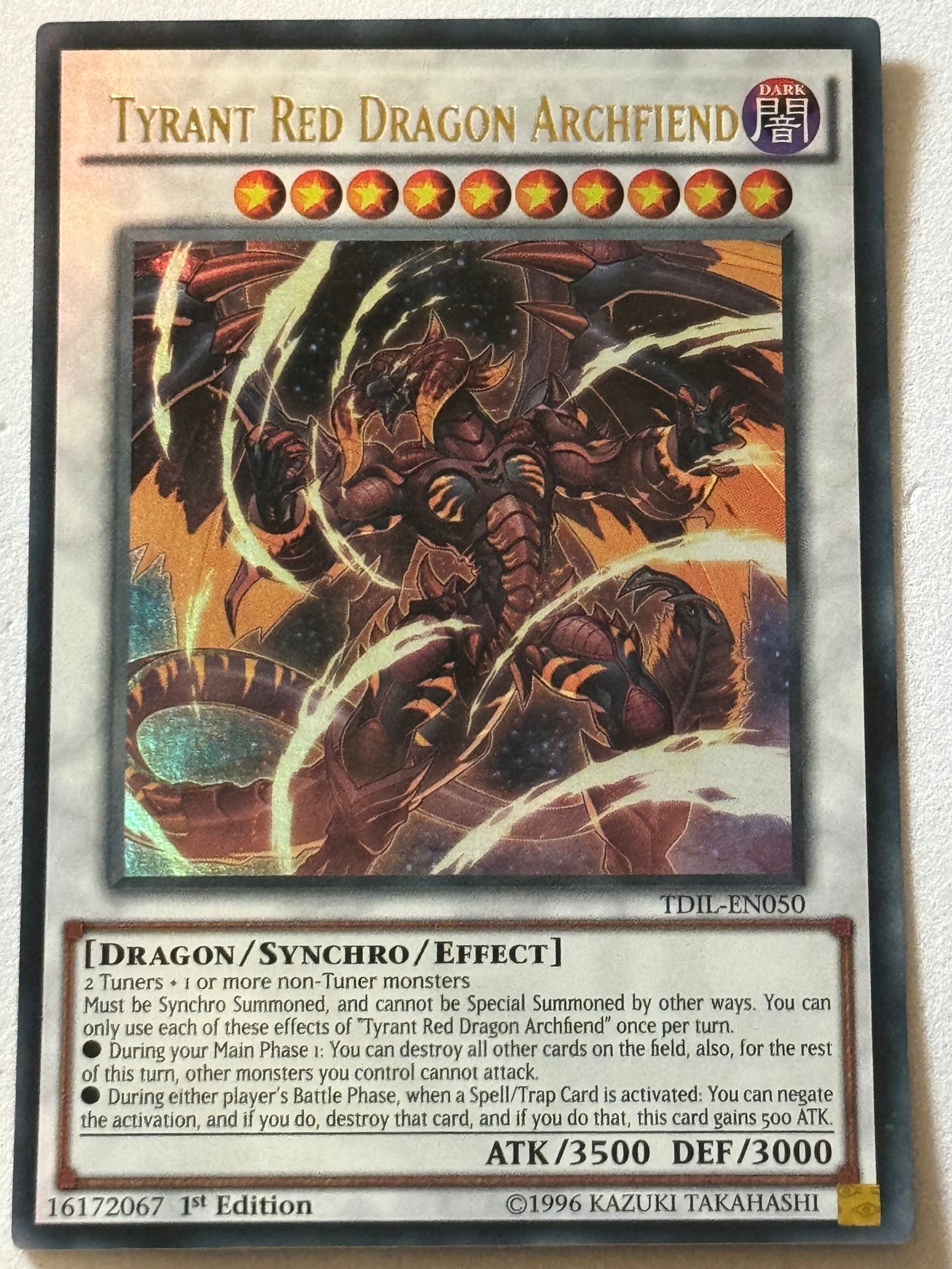 Tyrant Red Dragon Archfiend TDIL-EN050
