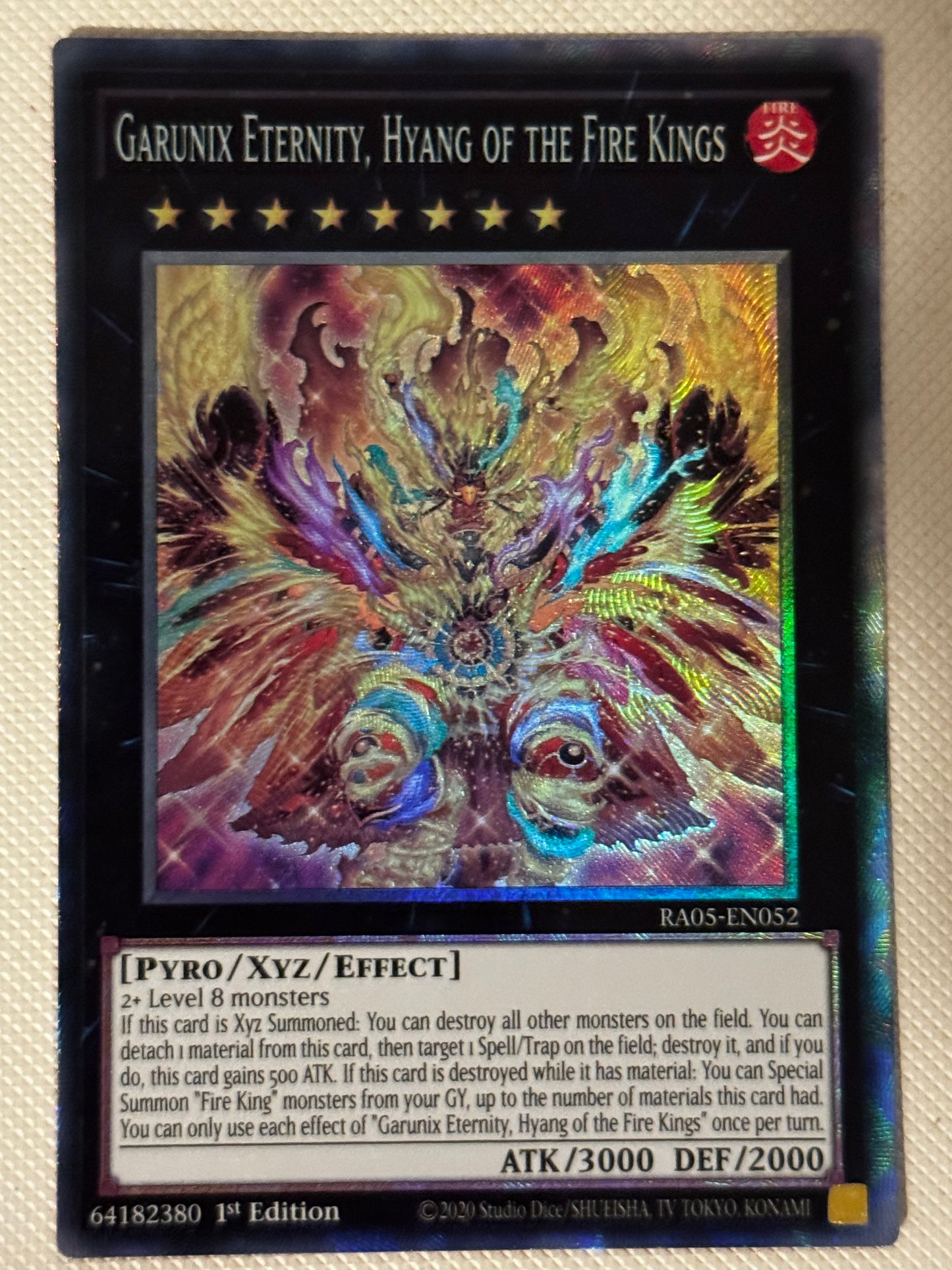 Garunix Eternity, Hyang Of The Fire Kings RA05-EN052