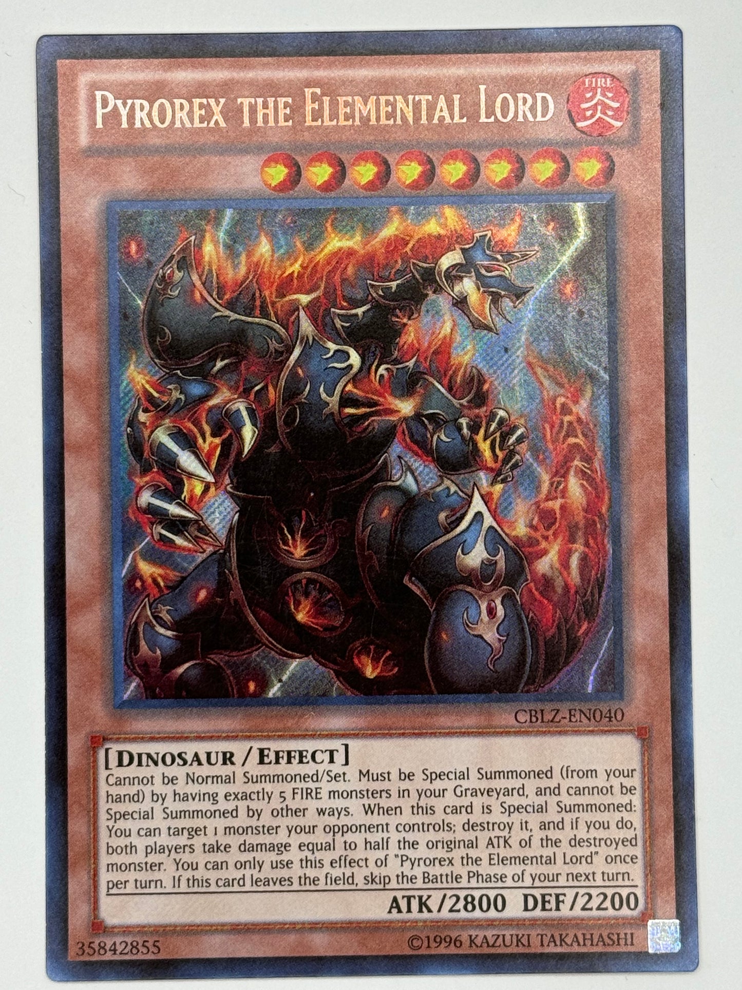 Pyrorex The Elemental Lord CBLZ-EN040