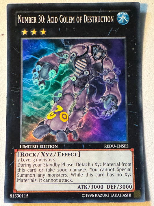 Number 30: Acid Golem Of Destruction REDU-ENSE2