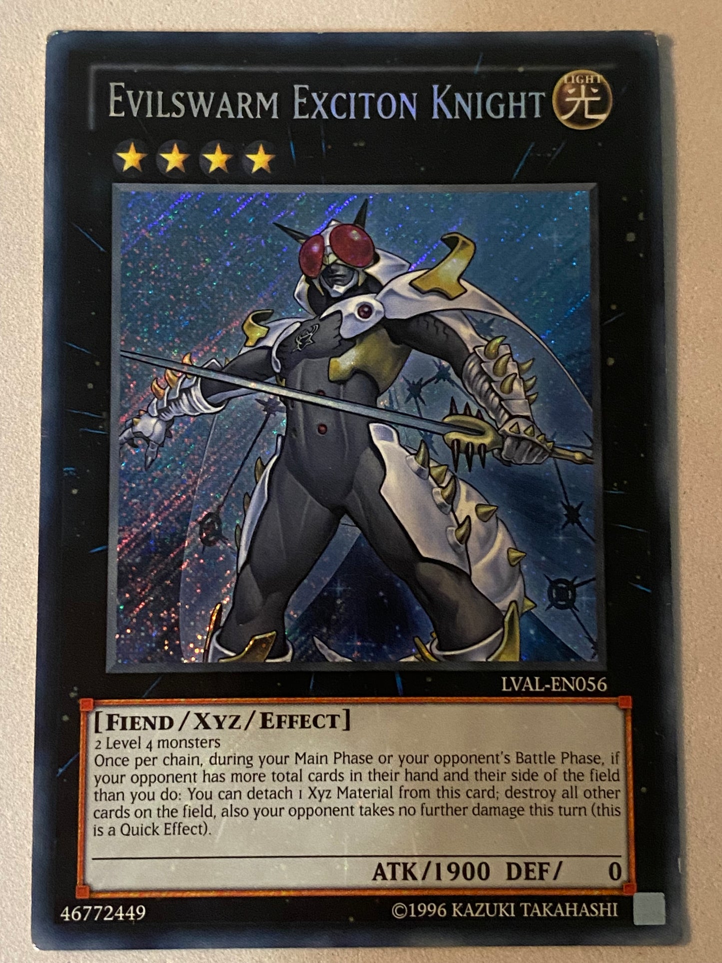Evilswarm Exciton Knight LVAL-EN056