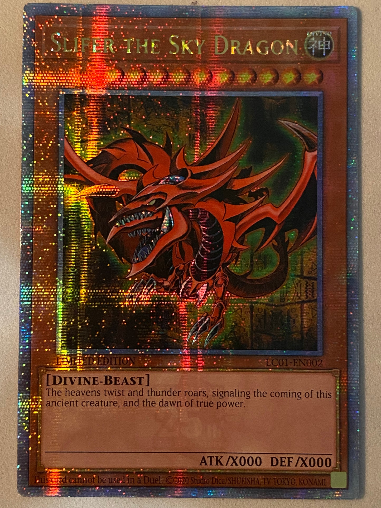 Slifer The Sky Dragon LC01-EN002