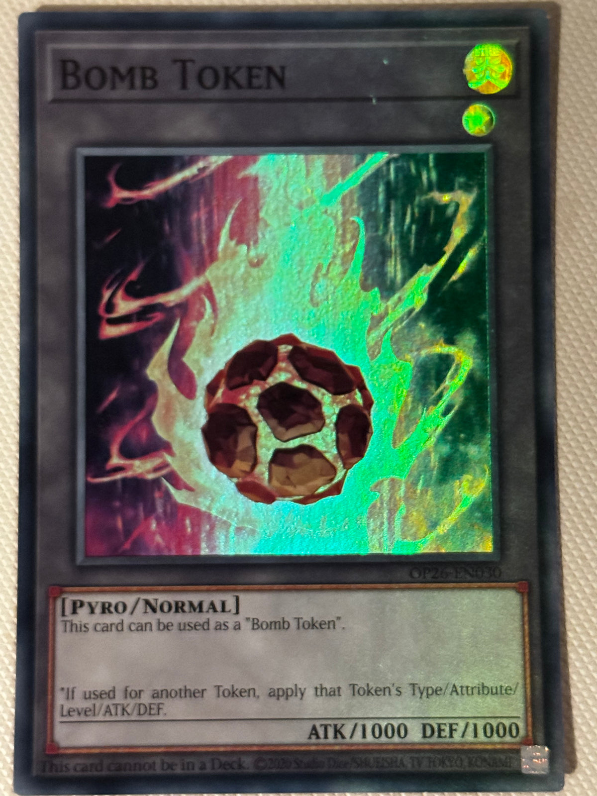 Bomb Token OP26-EN030