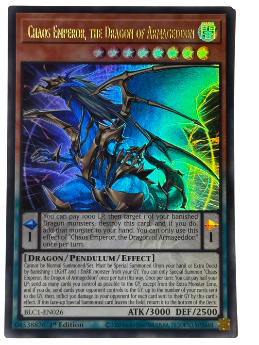 Chaos Emperor, The Dragon Of Armageddon BLC1-EN026