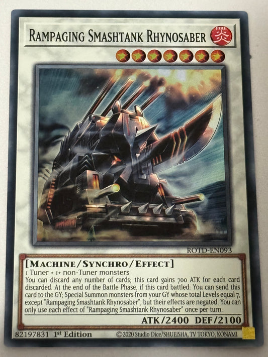 Rampaging Smashtank Rhynosaber ROTD-EN093