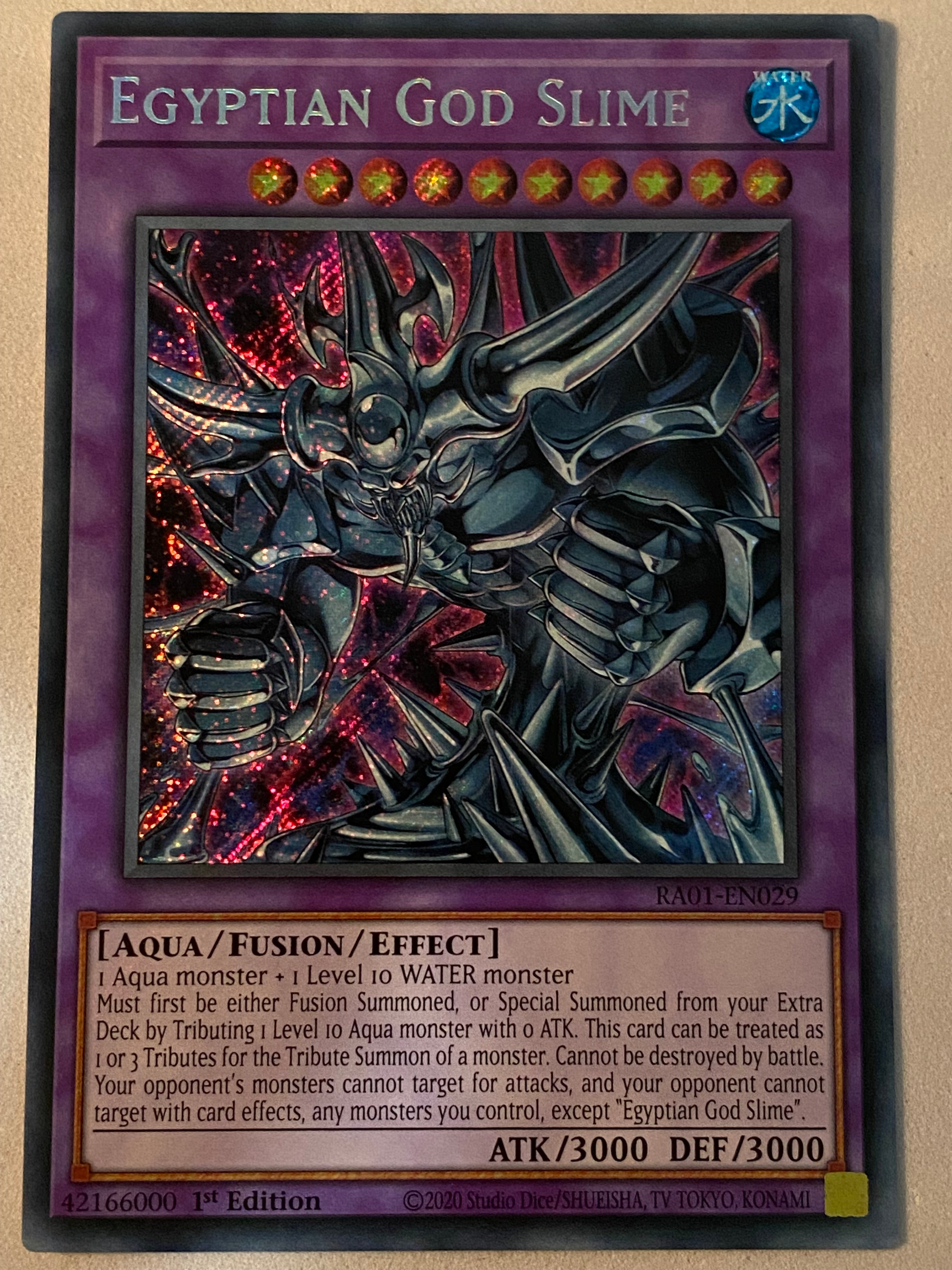 Egyptian God Slime RA01-EN029 – Genesis TCG