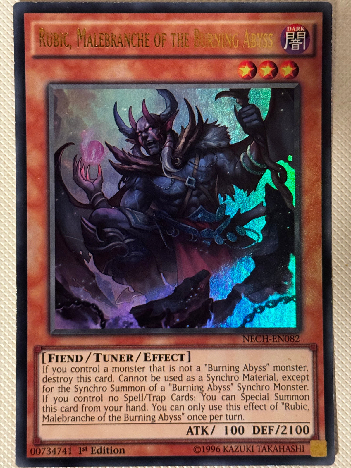 Rubic, Malebranche Of The Burning Abyss NECH-EN082