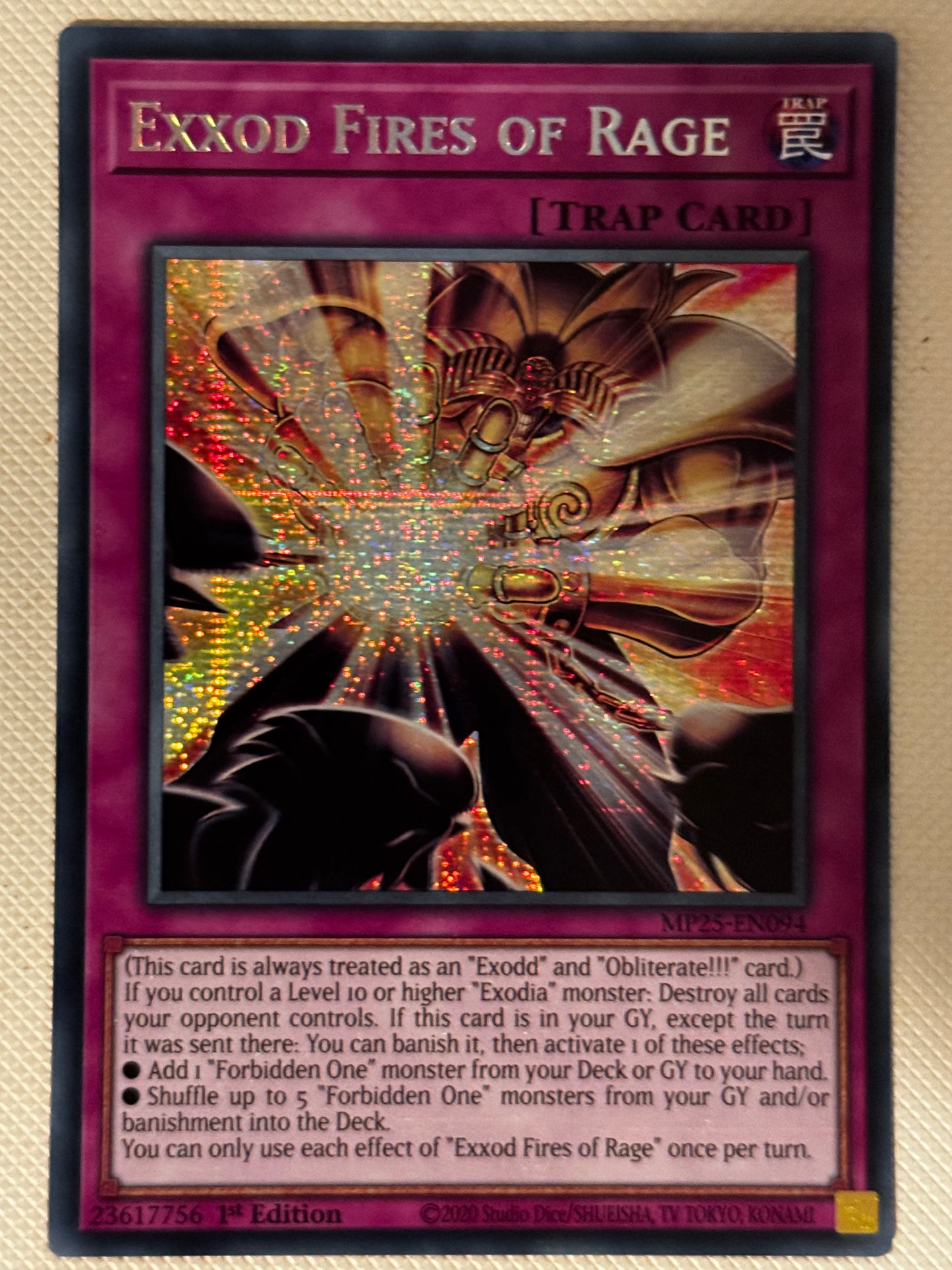 Exodd Fires Of Rage MP25-EN094