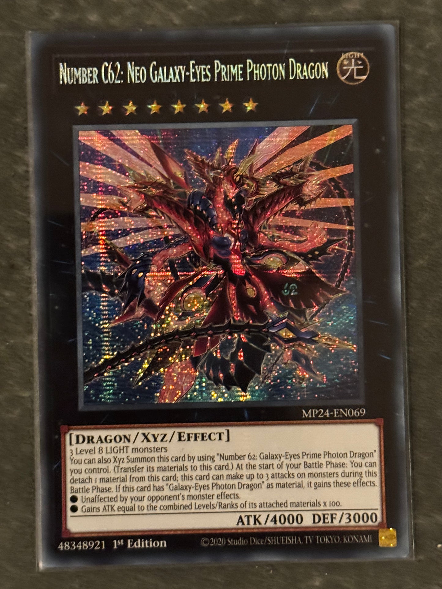 Number C62: Neo Galaxy-Eyes Prime Photon Dragon MP24-EN069