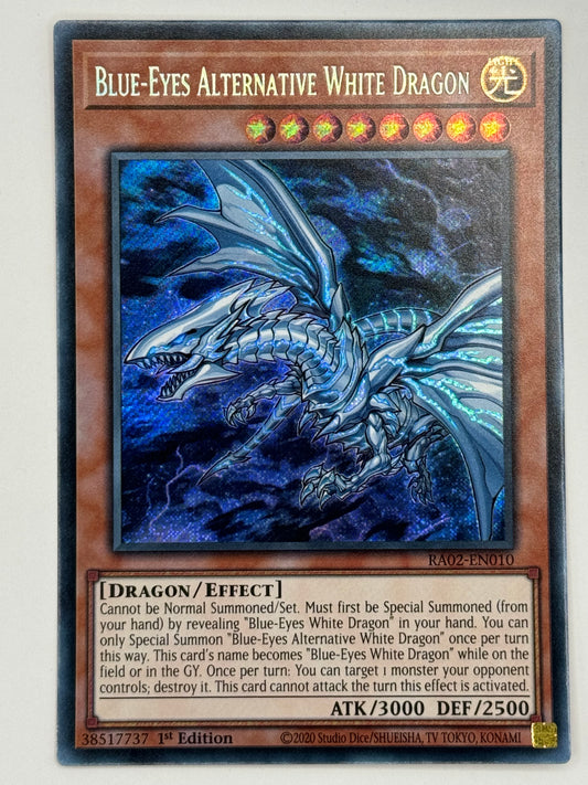 Blue-Eyes Alternative White Dragon RA02-EN010