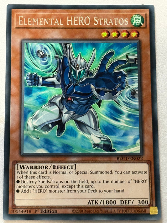 Elemental Hero Stratos(Silver) BLC1-EN022