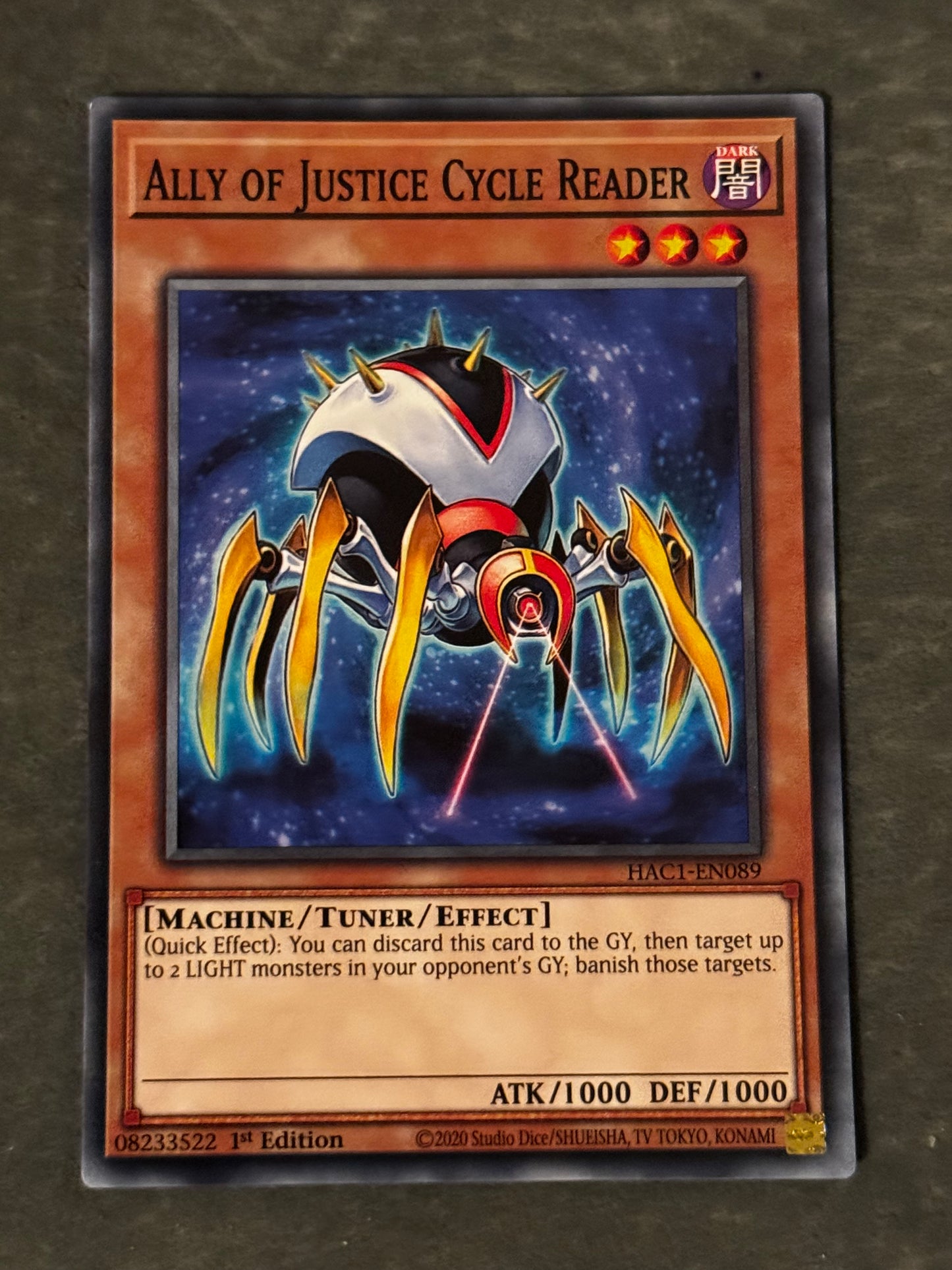 Ally Of Justice Cycle Reader HAC1-EN089