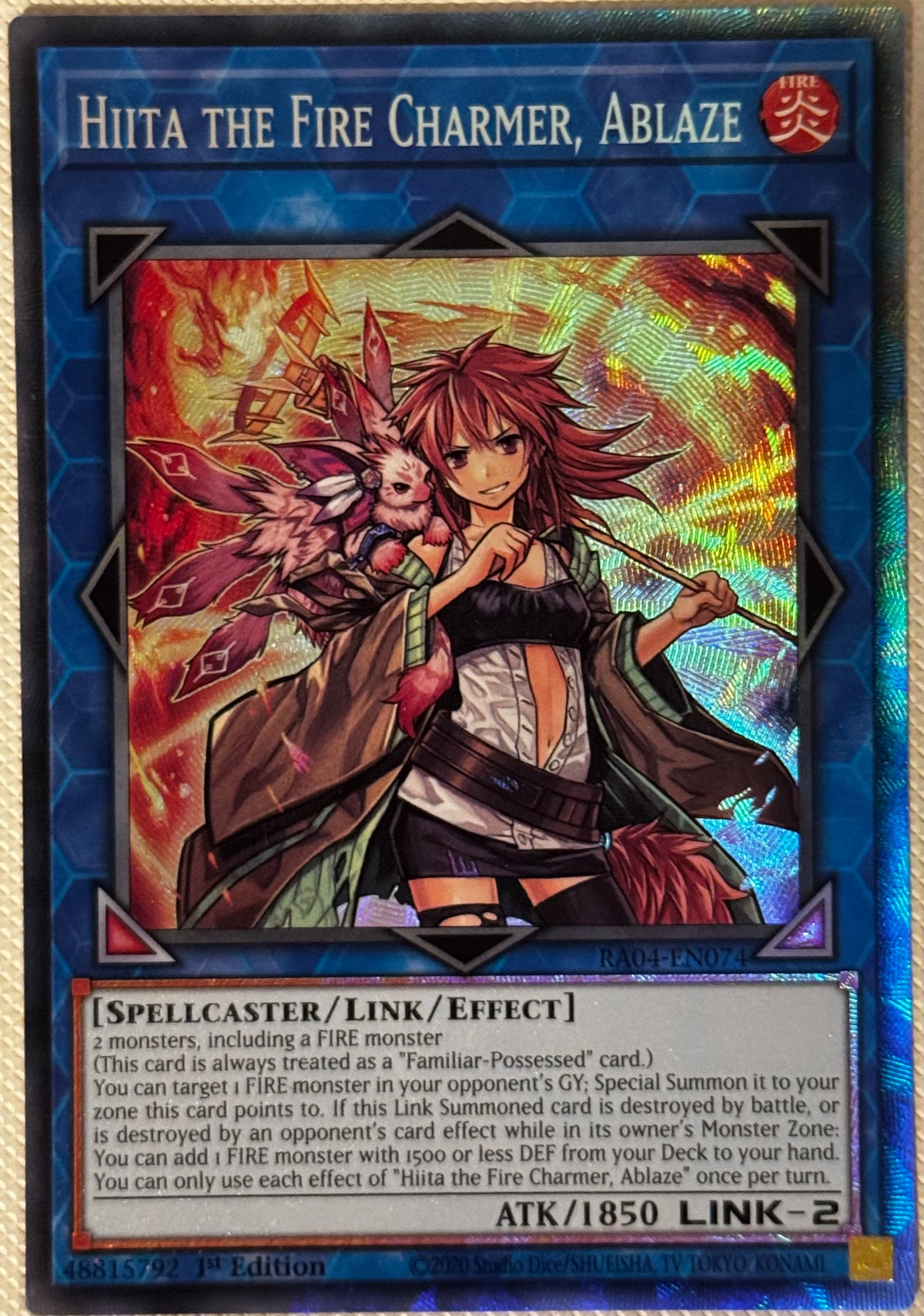 Hiita The Fire Charmer, Ablaze RA04-EN074