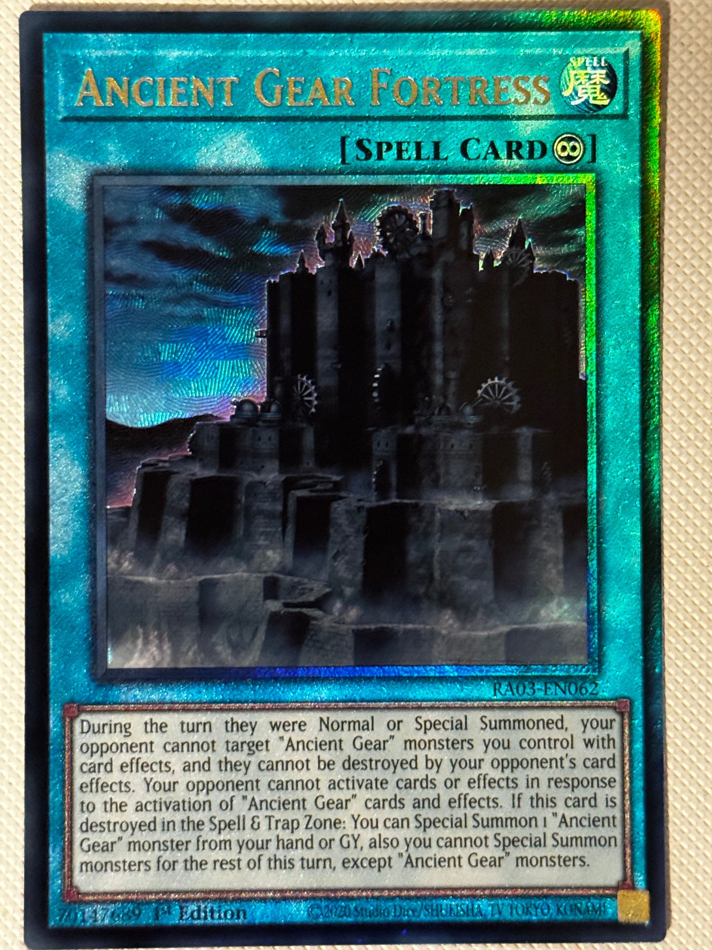 Ancient Gear Fortress RA03-EN062