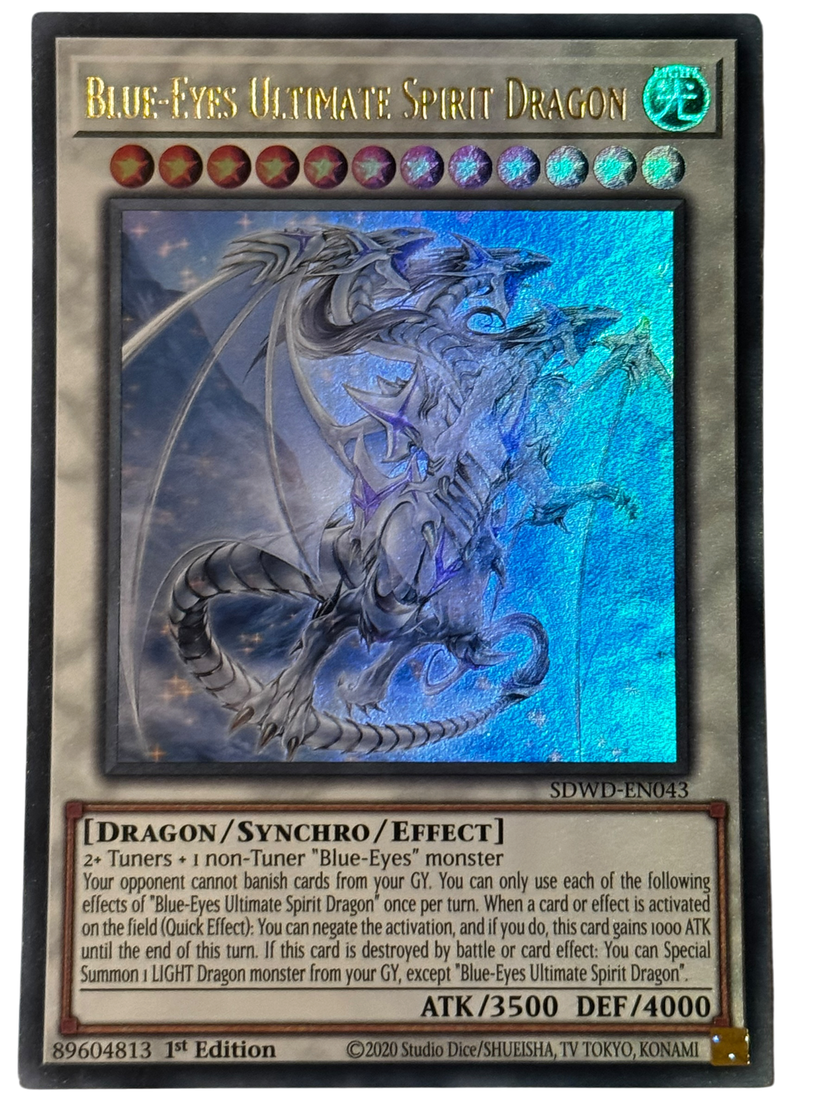 Blue-Eyes Ultimate Spirit Dragon SDWD-EN043