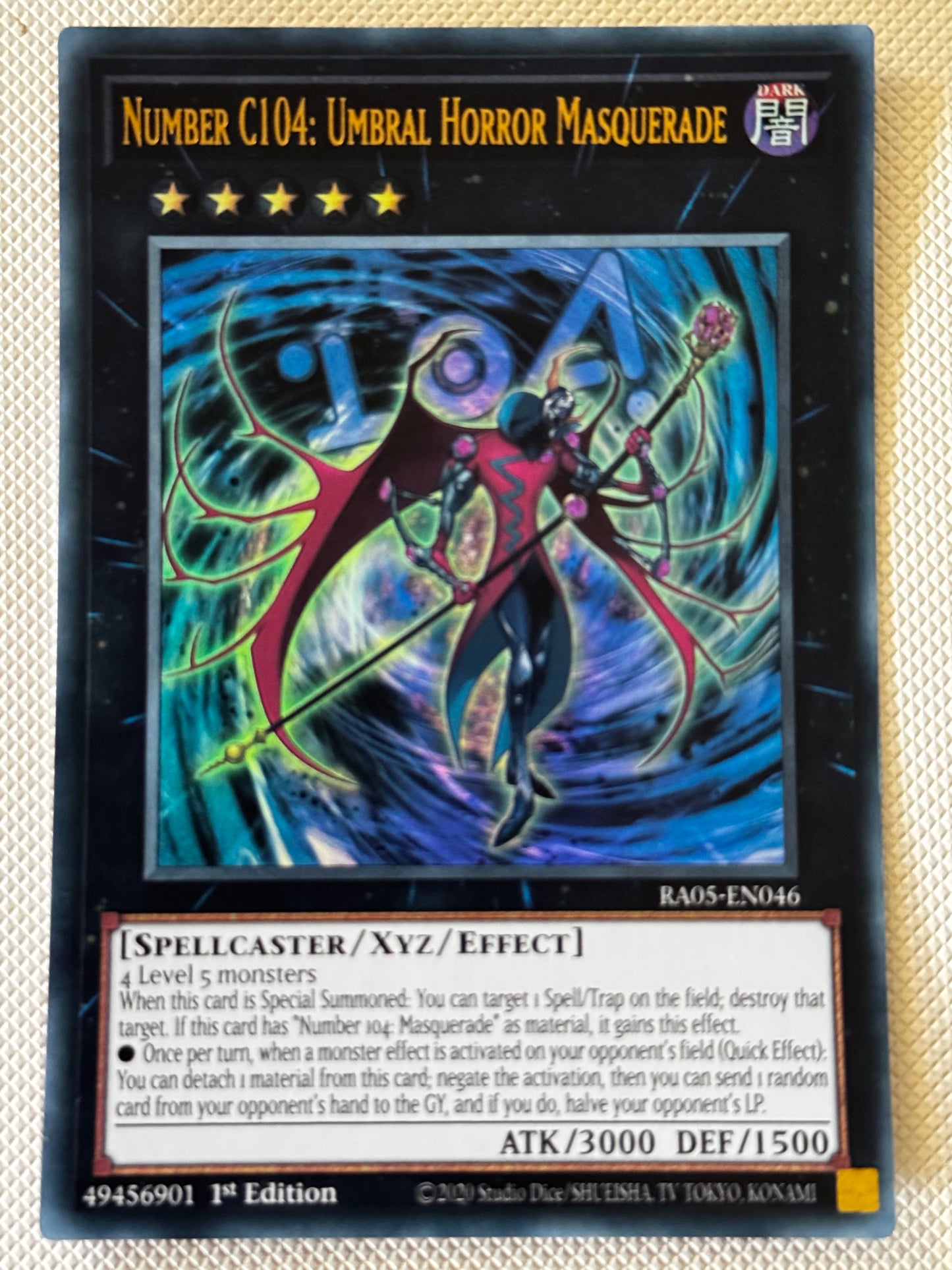Number C104: Umbral Horror Masquerade RA05-EN046