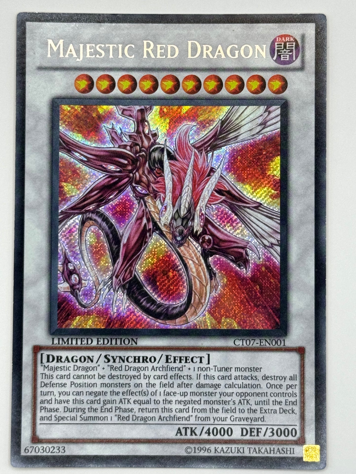 Majestic Red Dragon CT07-EN001