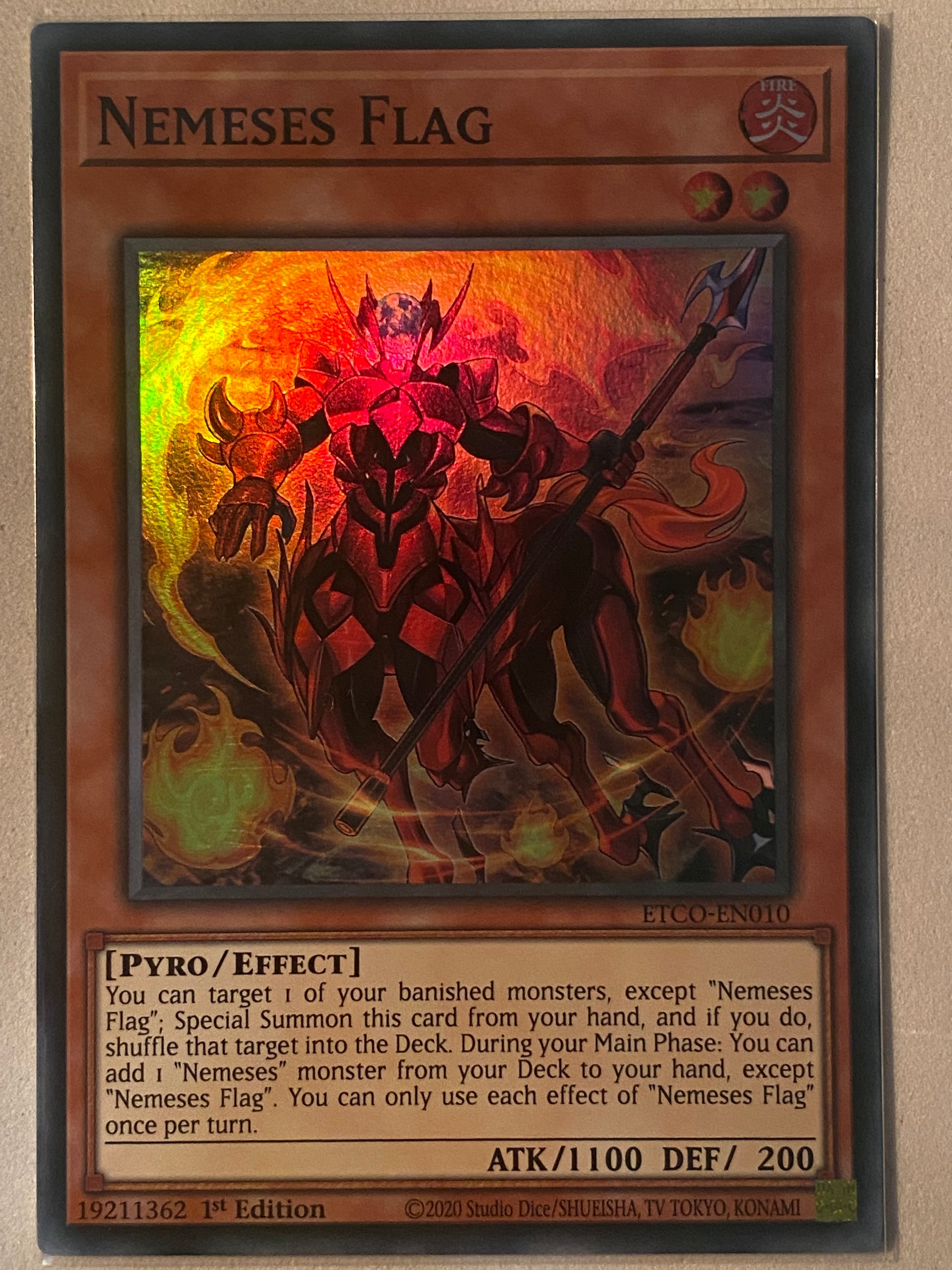 Nemeses Flag ETCO-EN010 – Genesis TCG