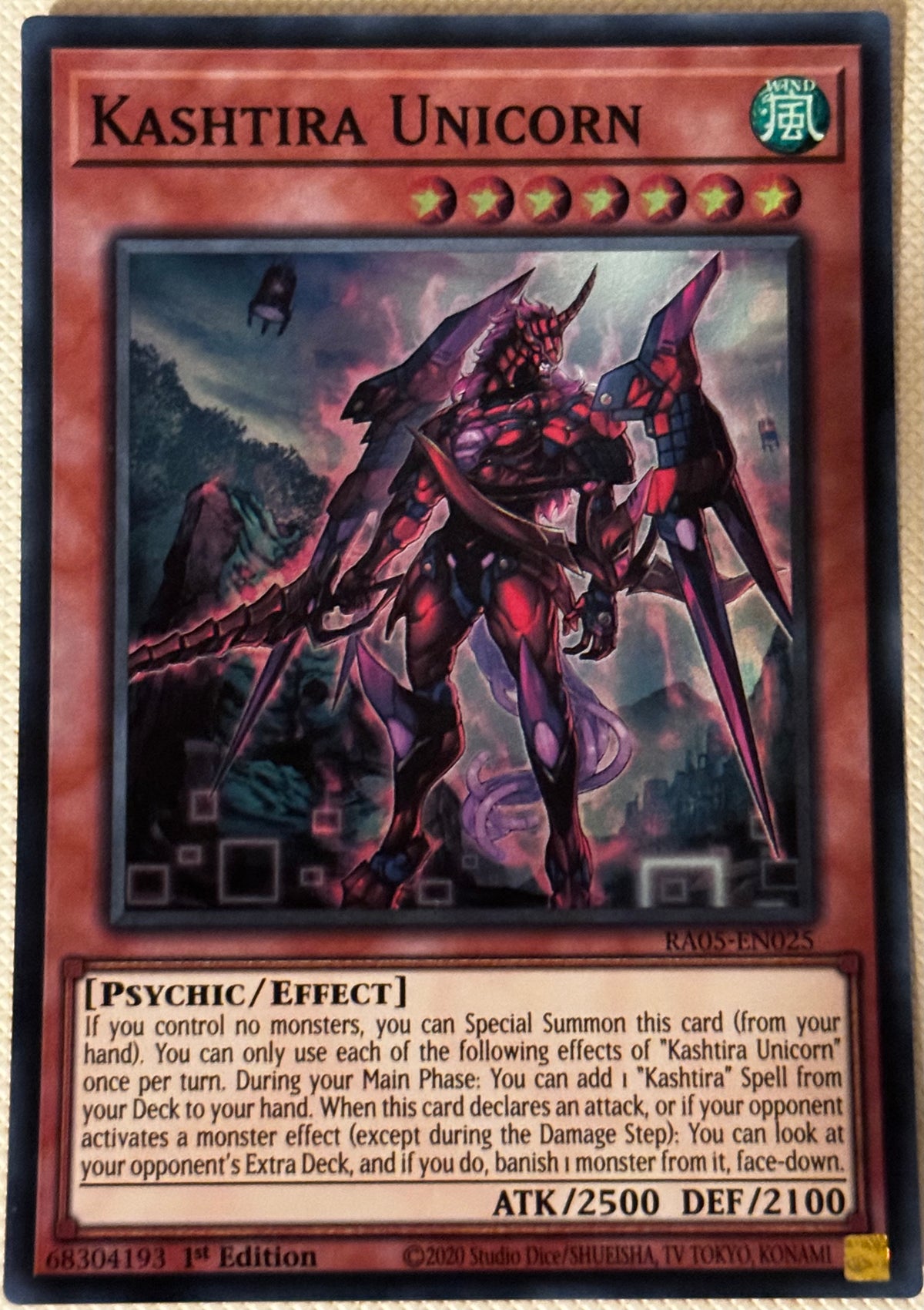 Kashtira Unicorn RA05-EN025
