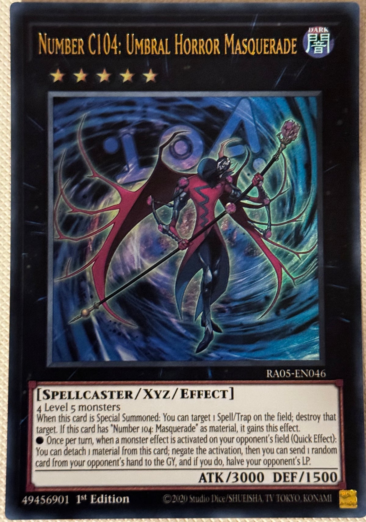 Number C104: Umbral Horror Masquerade RA05-EN046