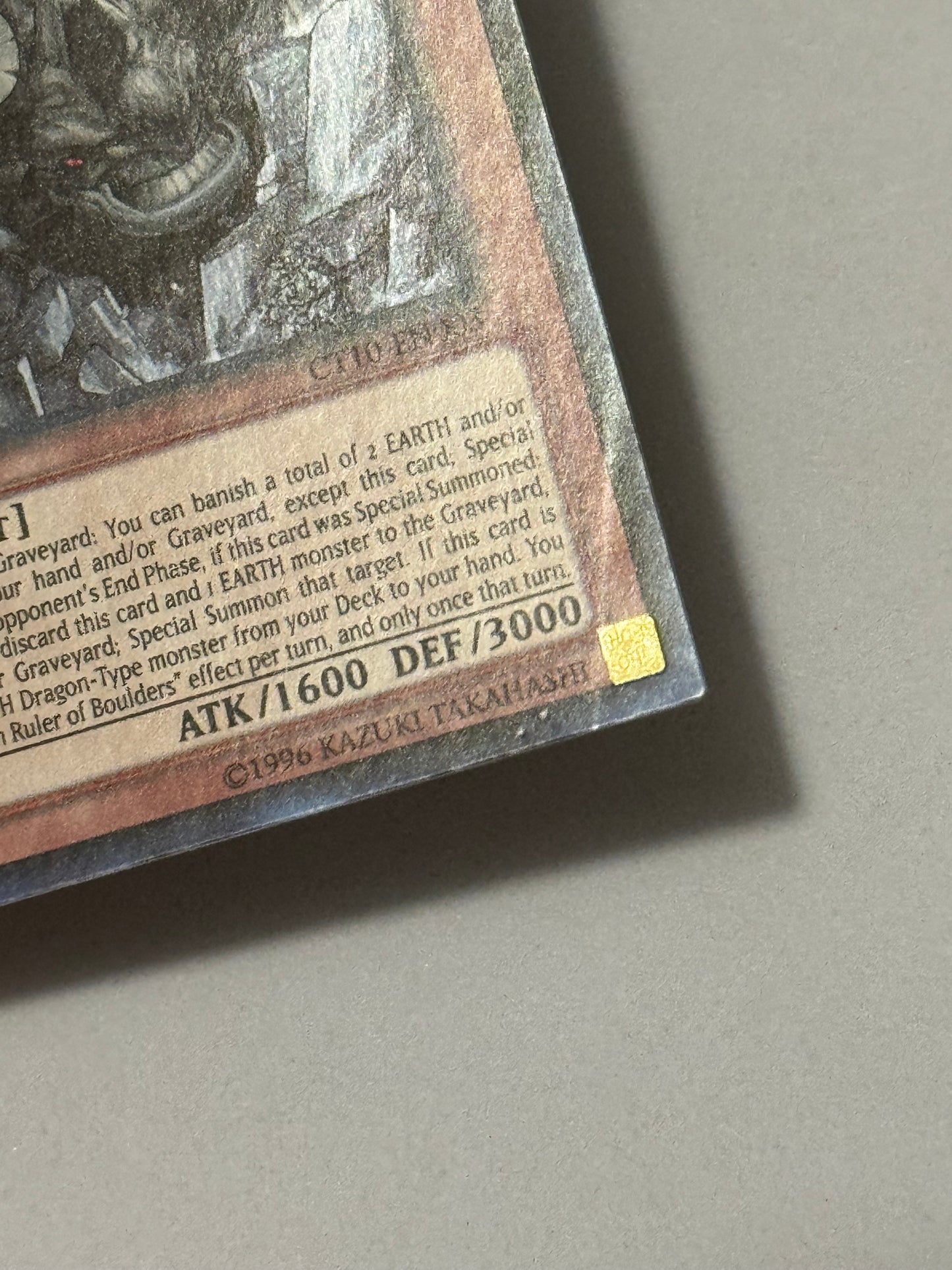 Redox, Dragon Ruler Of Boulders CT10-EN003