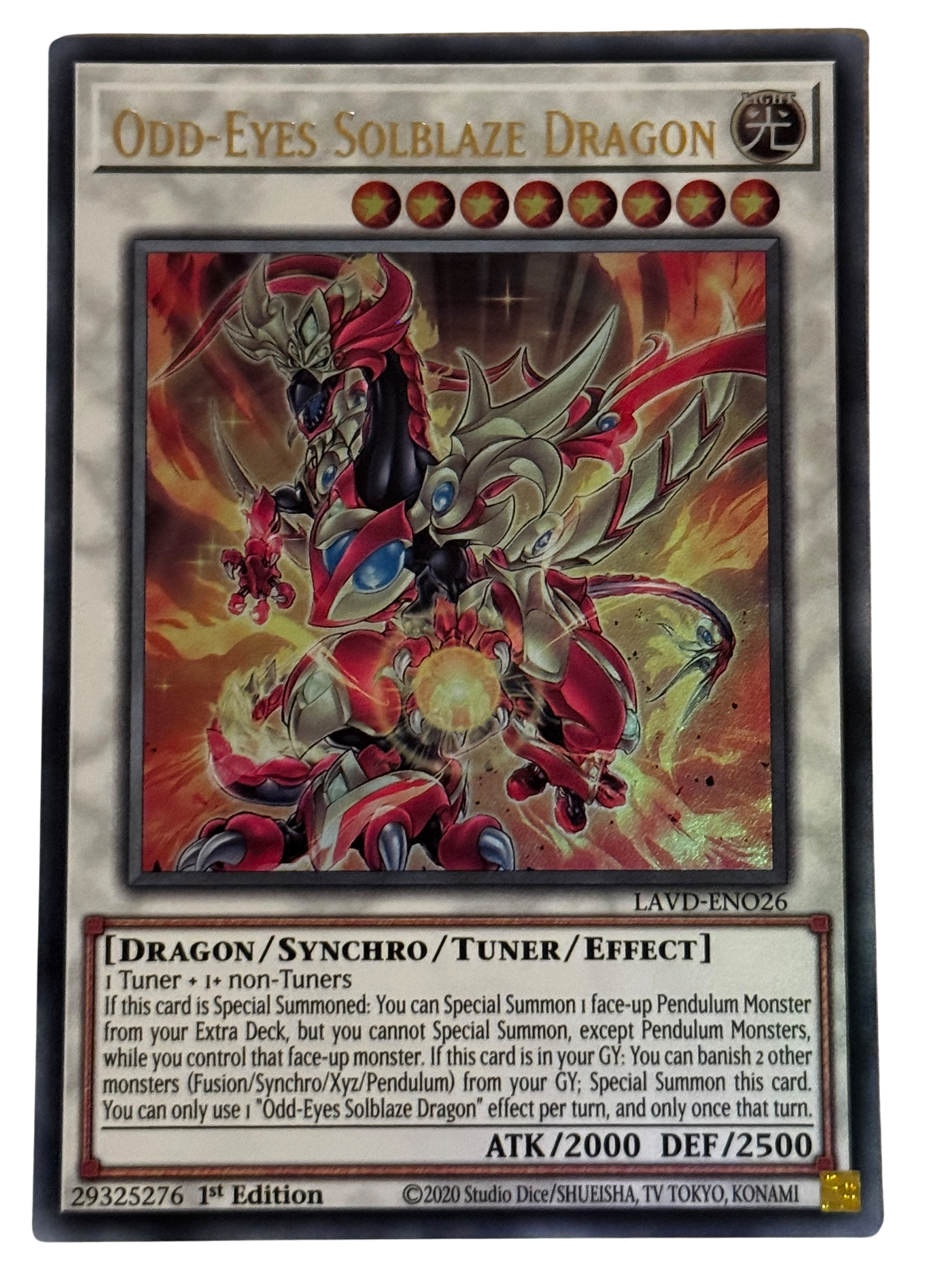 Odd-Eyes Solblaze Dragon LAVD-ENO26