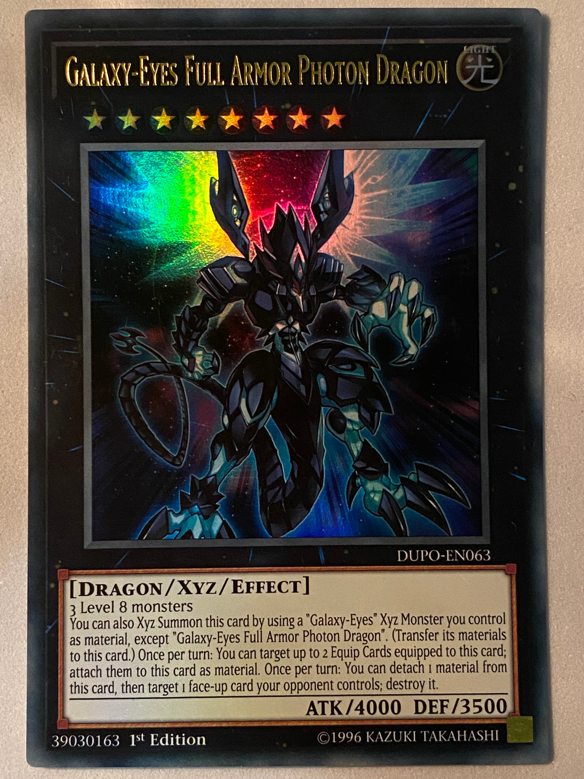 Galaxy-Eyes Full Armor Photon Dragon DUPO-EN063