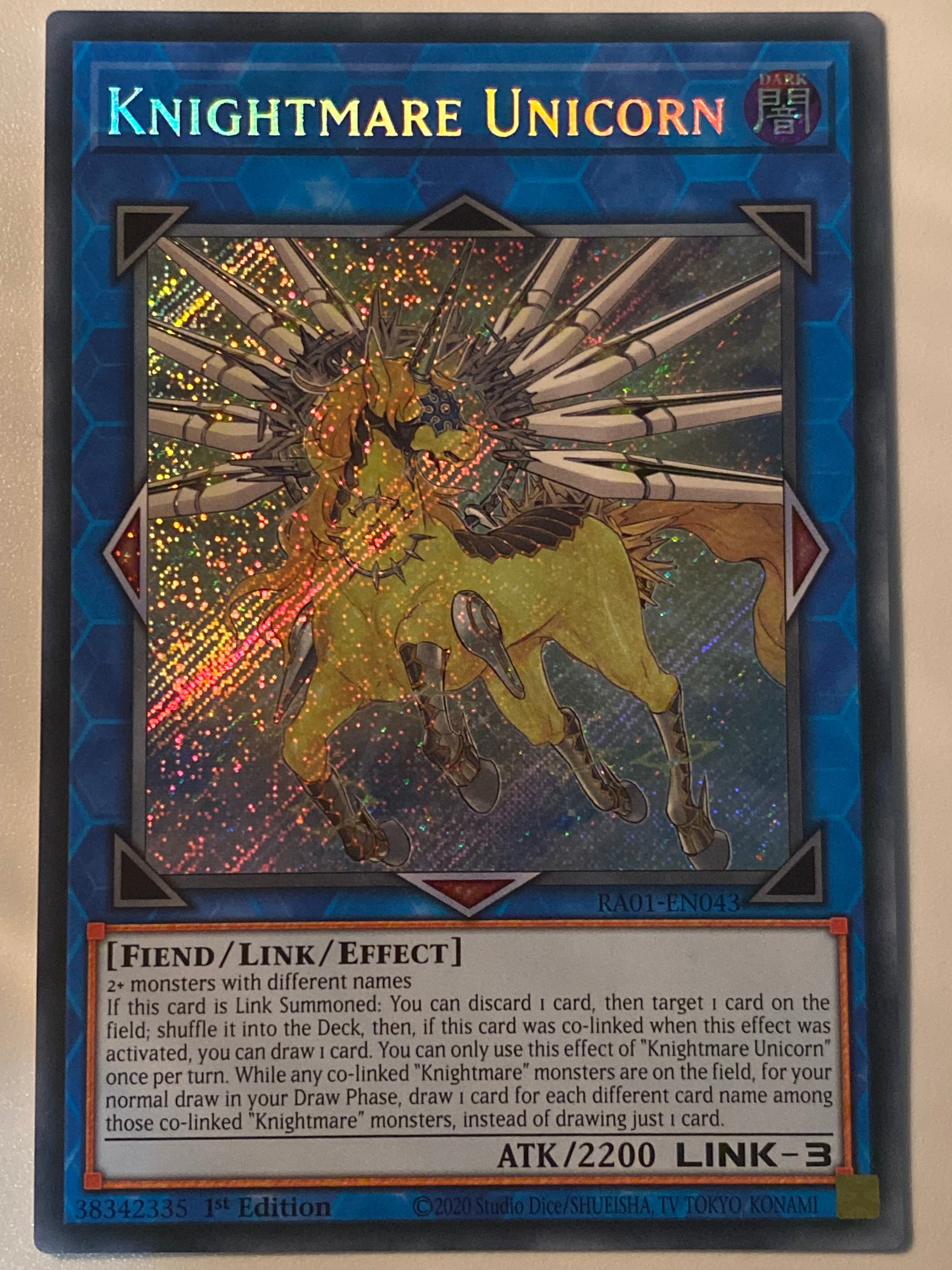 Knightmare Unicorn RA01-EN043 – Genesis TCG