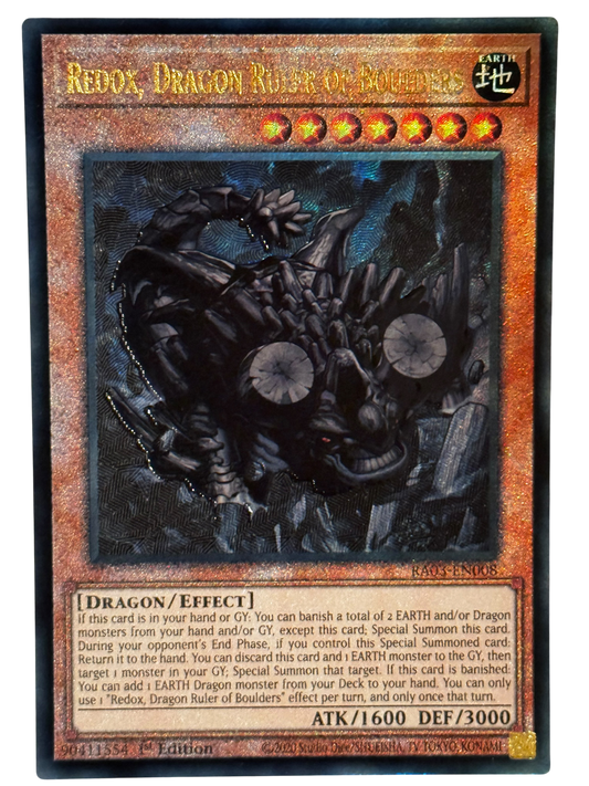 Redox, Dragon Ruler Of Boulders RA03-EN008