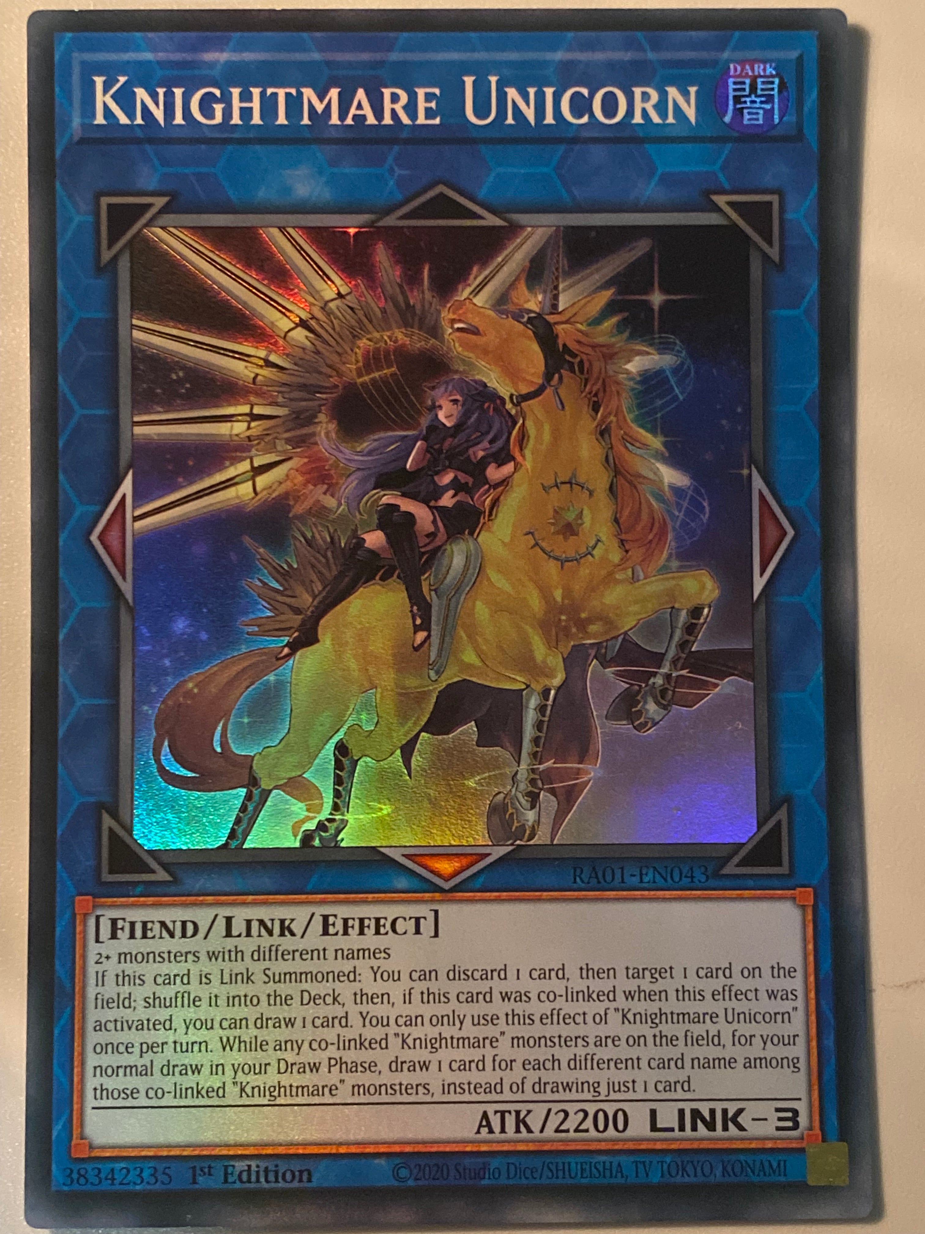 Knightmare Unicorn RA01-EN043 – Genesis TCG