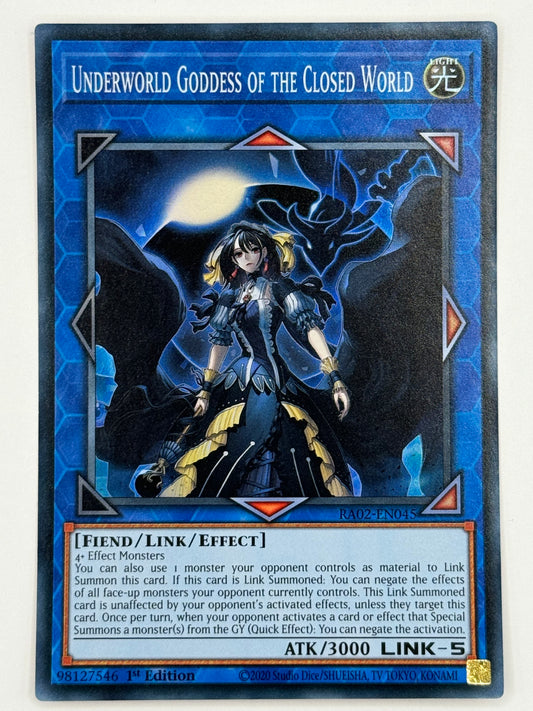Underworld Goddess Of The Closed World RA02-EN045