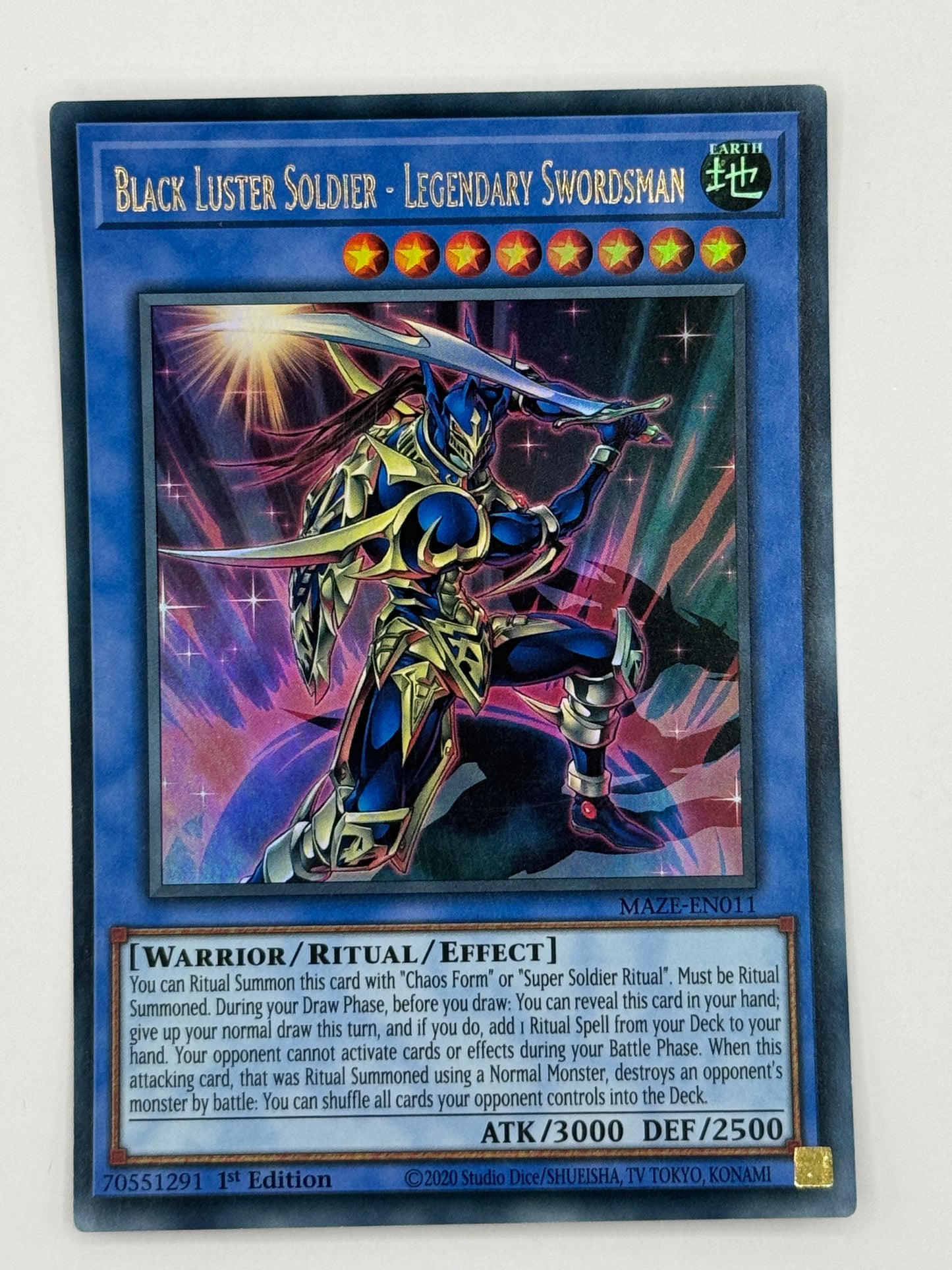 Black Luster Soldier - Legendary Swordsman MAZE-EN011