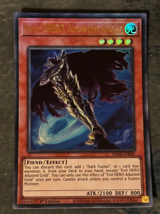 Evil HERO Adusted Gold RA04-EN029