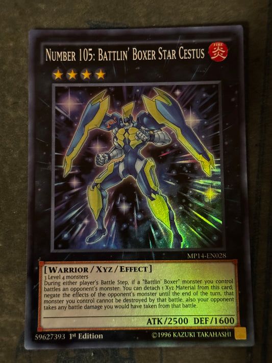 Number 105: Battlin Boxer Star Cestus MP14-EN028