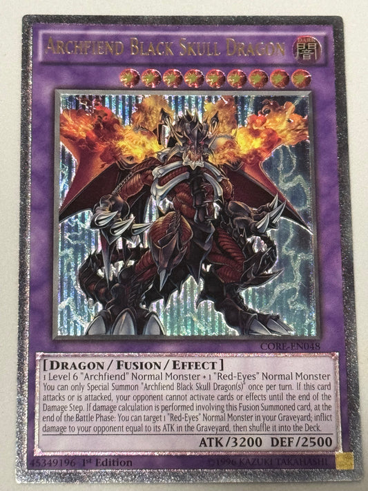 Archfiend Black Skull Dragon CORE-EN048