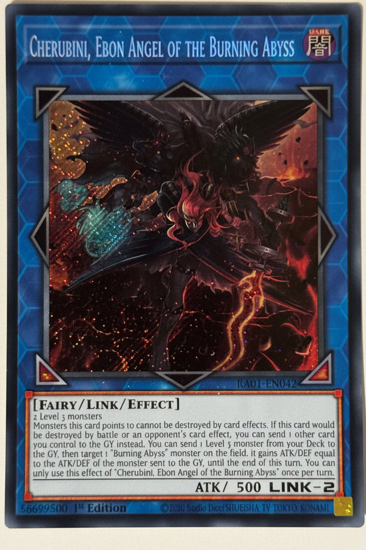 Cherubini, Ebon Angel Of The Burning Abyss RA01-EN042