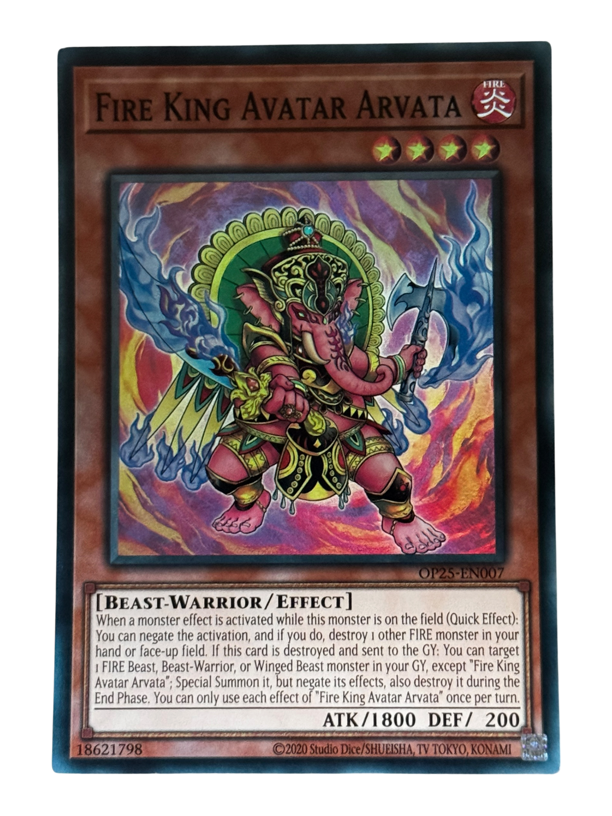 Fire King Avatar Arvarta OP25-EN007