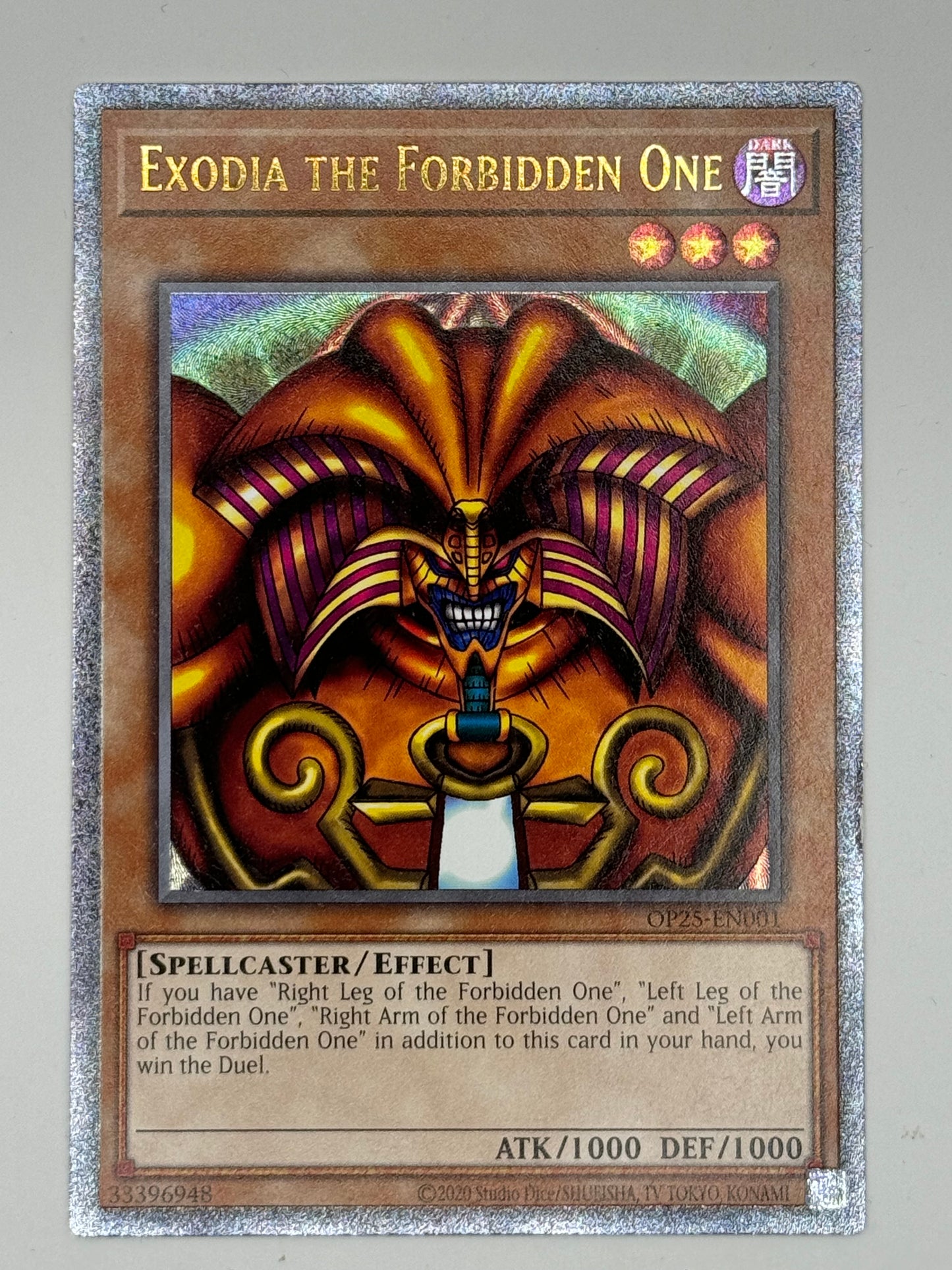 Exodia The Forbidden One OP25-EN001