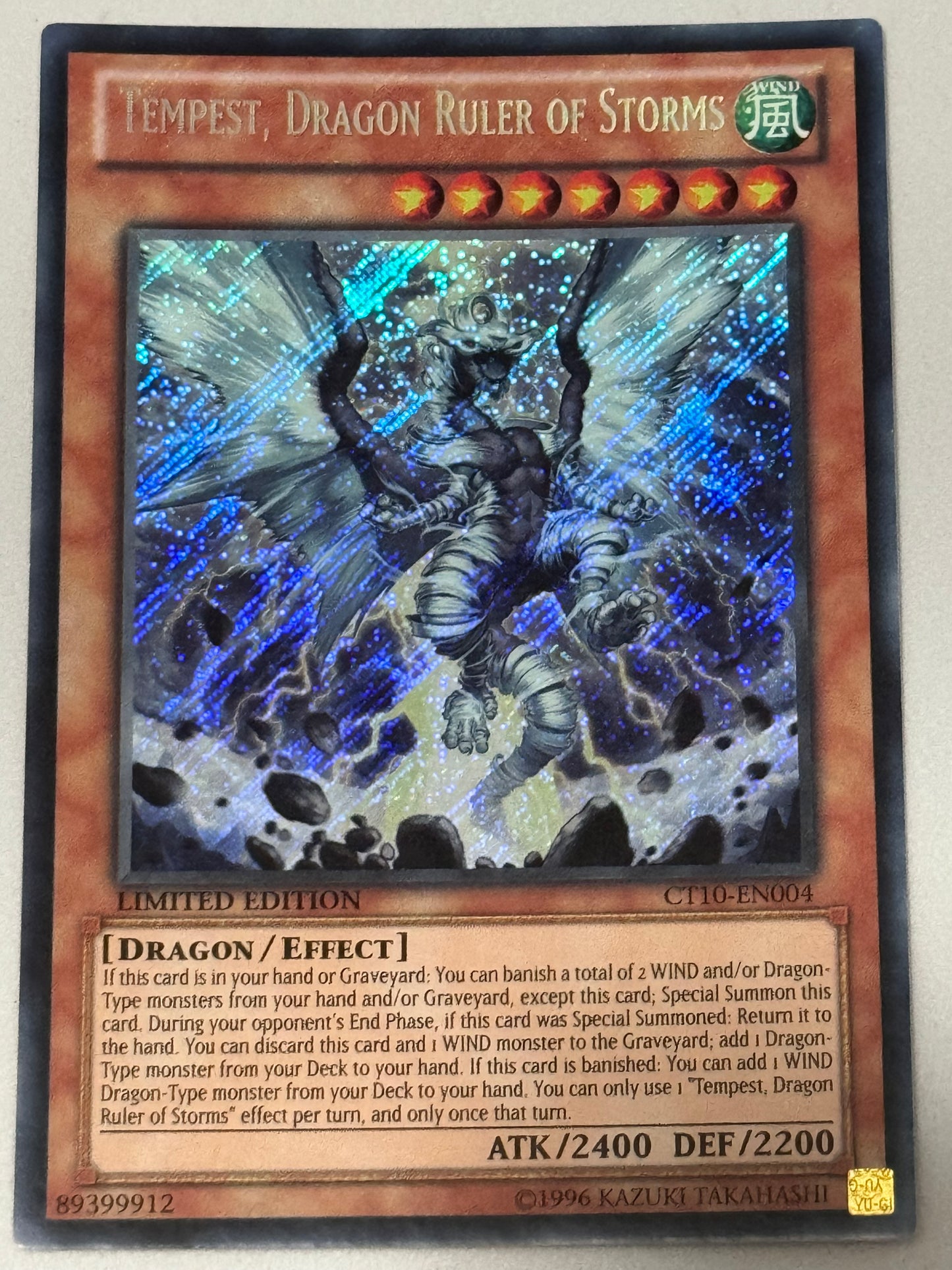 Tempest, Dragon Ruler Of Storms CT10-EN004